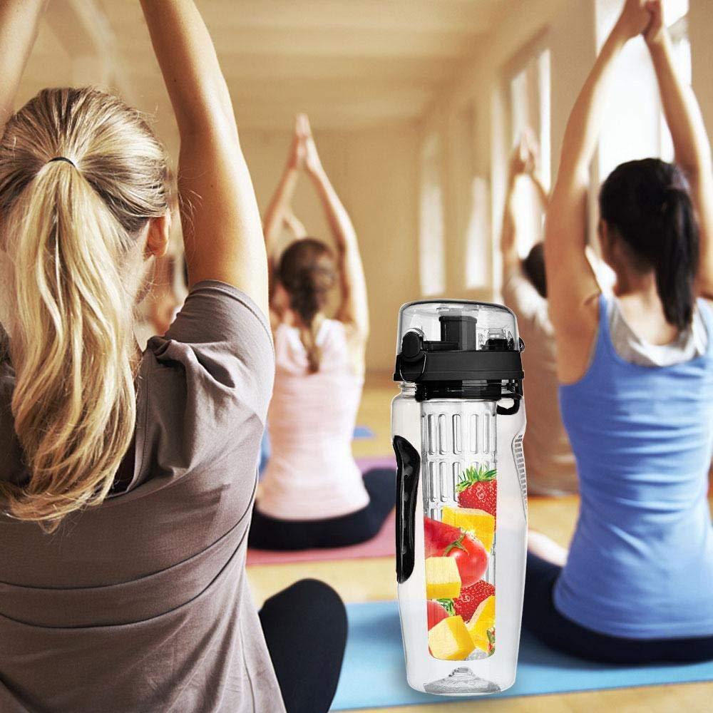 32Oz Fruit Infuser Water Bottle- BPA- Free Leakproof Sports Bottle