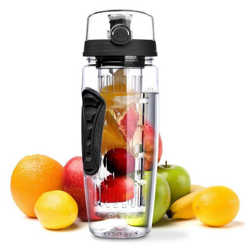 32Oz Fruit Infuser Water Bottle- BPA- Free Leakproof Sports Bottle