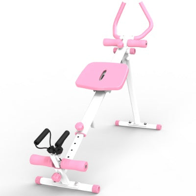 4-in-1 Core Crusher: Ab Glider, Rowing, Leg Press & Roman Chair Machine