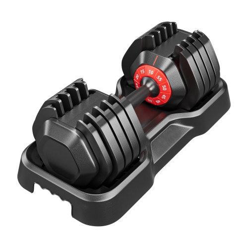 Adjustable Fitness Dumbbells- 5-in1 Weight Set (up to 50lbs)