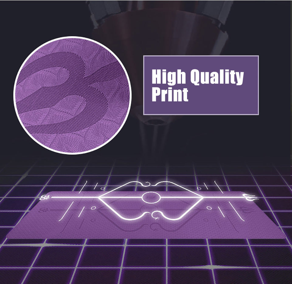 Non-Slip TPE Yoga Mat with Position Lines- Ideal for Beginners