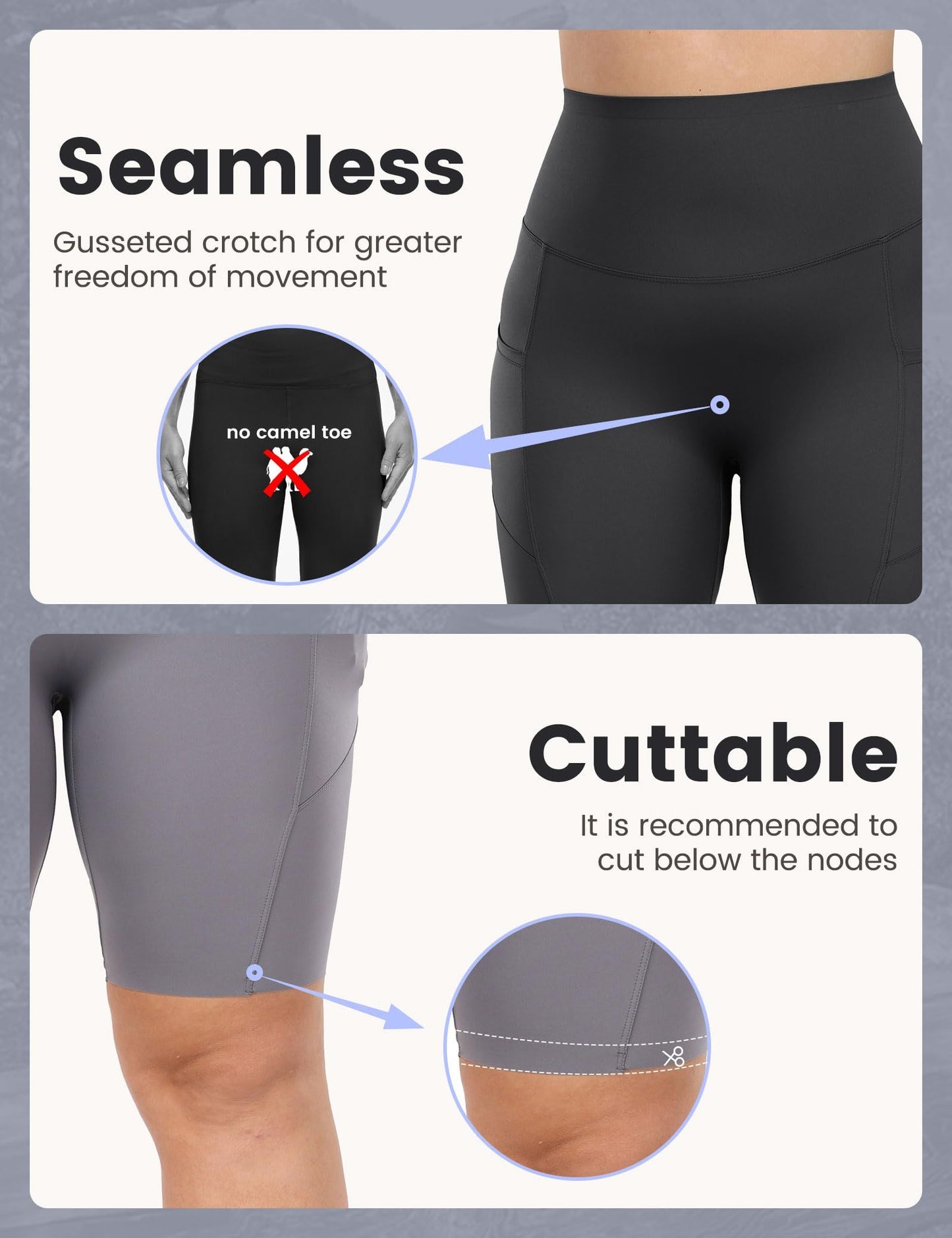 Tummy Control Pocket Biker Shorts - Snatch. Sweat. Repeat.
