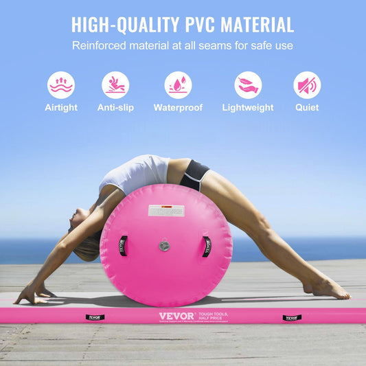 Balance & Burn- Inflatable Air Mat + Roller Set (With Electric Pump)