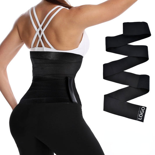 Snatch Me Up Bandage Waist Trainer-Adjustable Wrap Compression Belt for Women