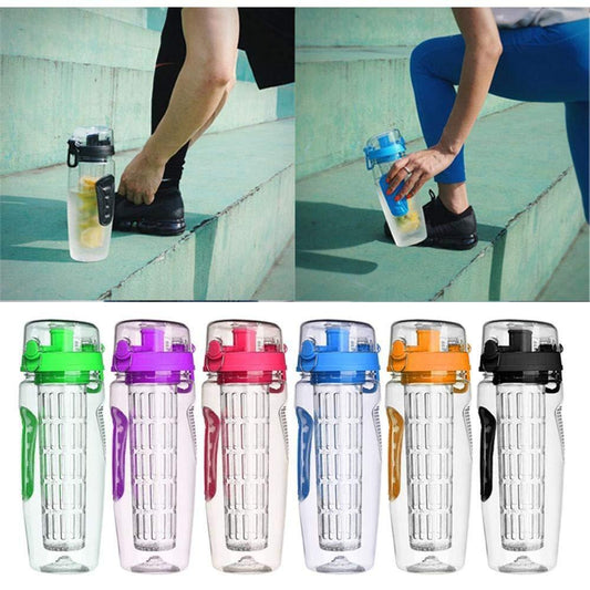 32Oz Fruit Infuser Water Bottle- BPA- Free Leakproof Sports Bottle